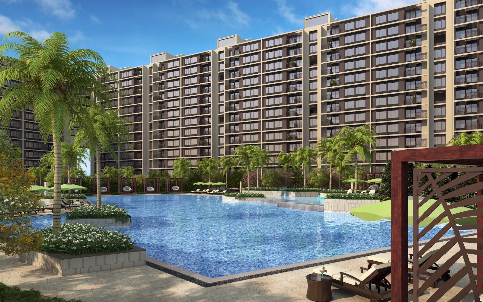 Palm Spring — 2 & 3 BHK in Nibm