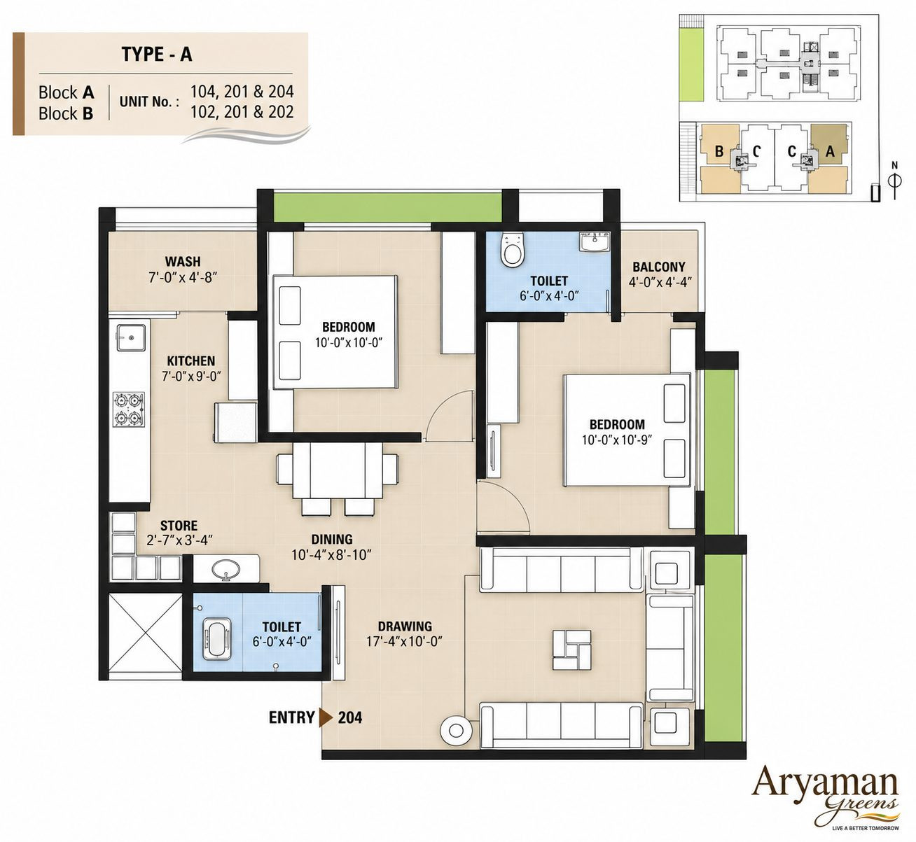 2 BHK Apartment in Chandkheda, Ahmedabad — hero photo