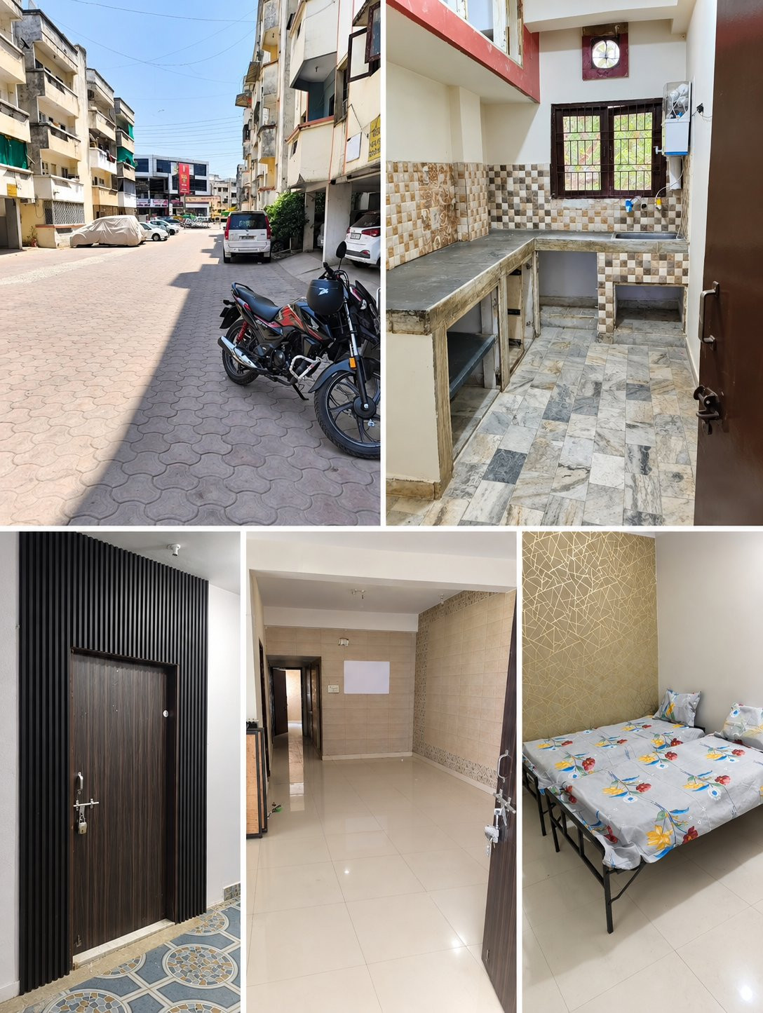 3bhk flat ground floor beemakunj parisar