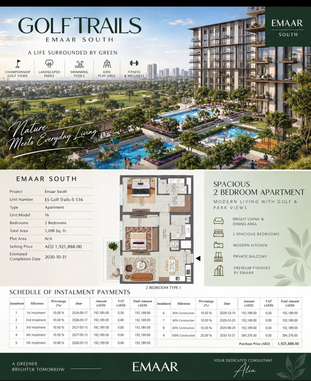 2 BHK Apartment for sale in Dubai