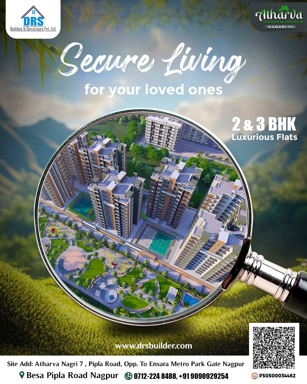 3 BHK Apartment for sale in Nagpur