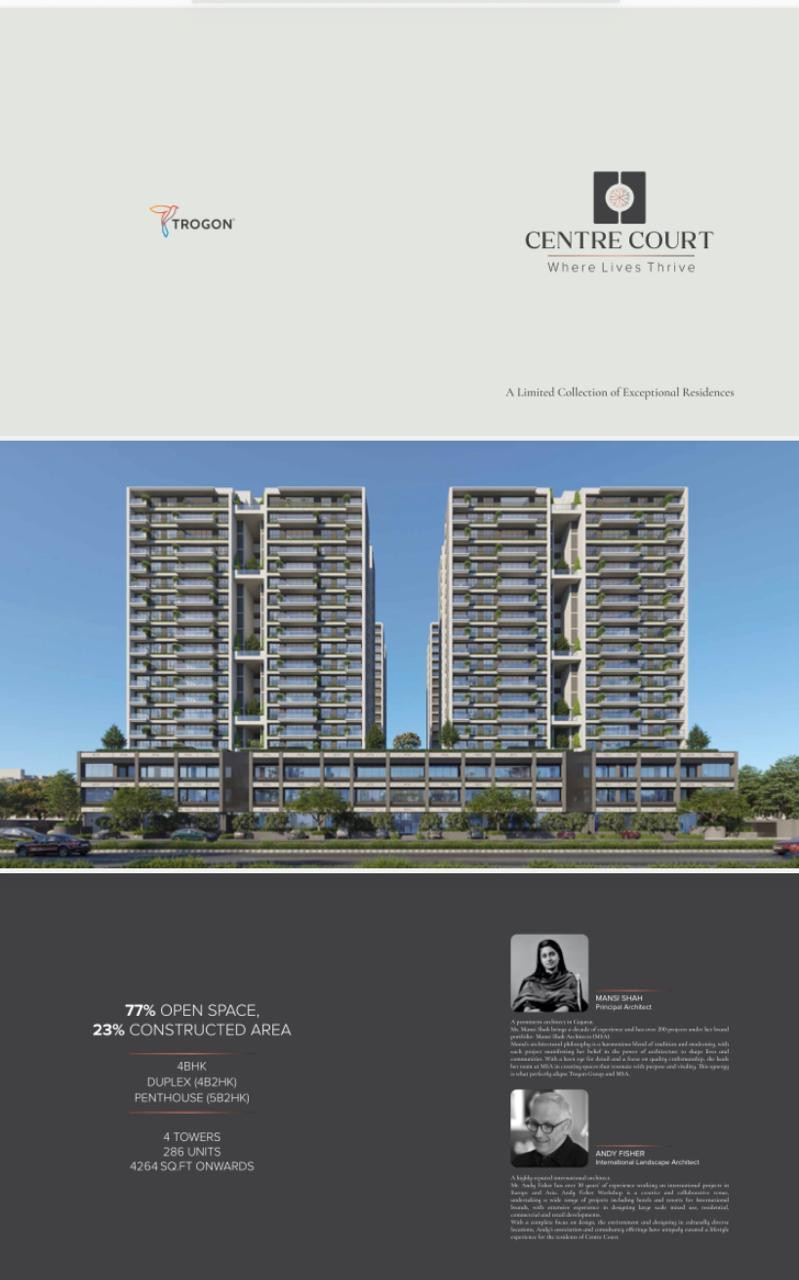 Centre Court — 4 BHK in SG Highway