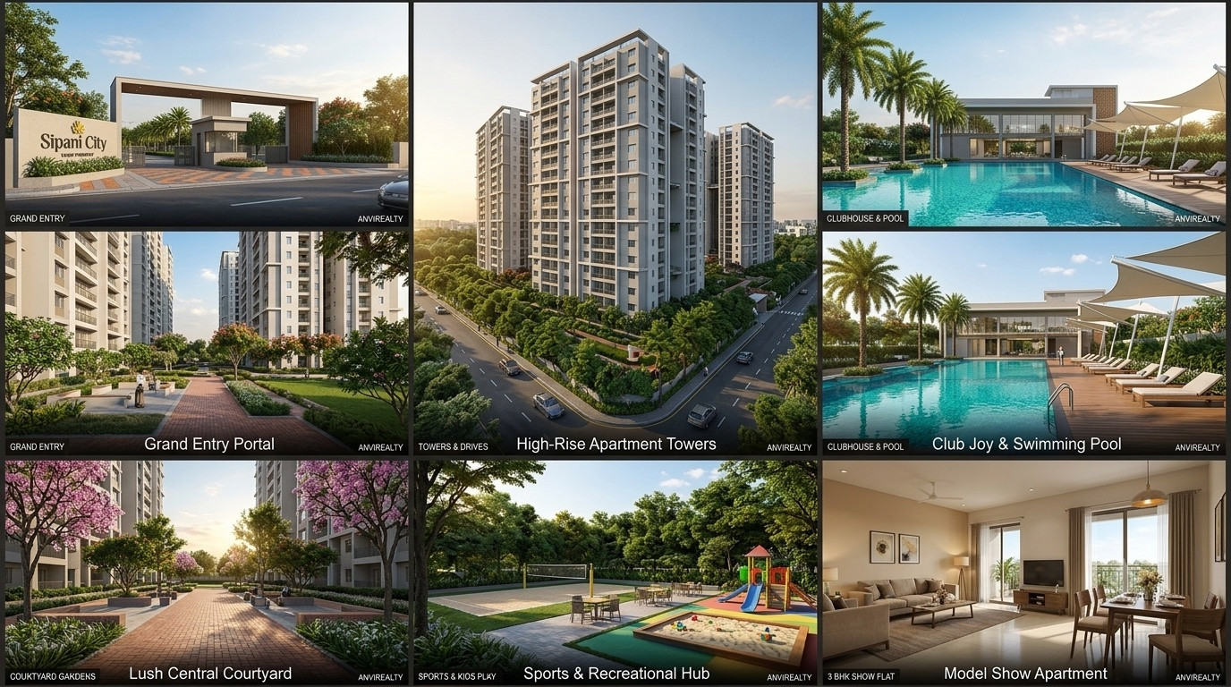 Sipani City — 2 & 3 BHK in Karnataka