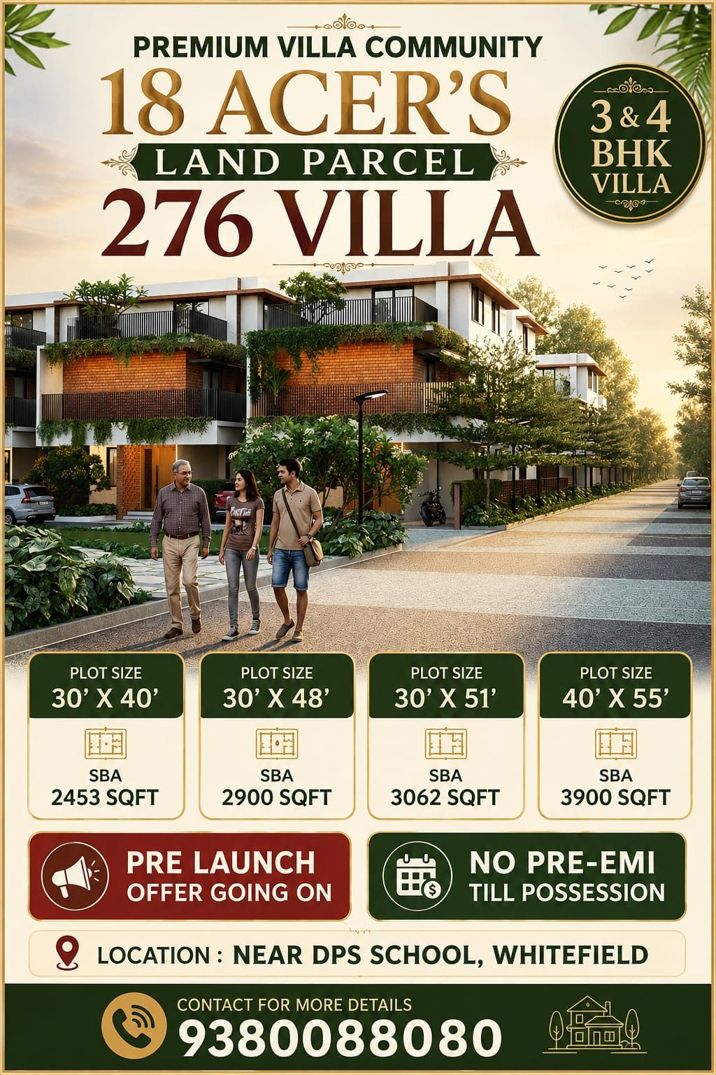 4 BHK Villa for sale in Whitefield, Bengaluru