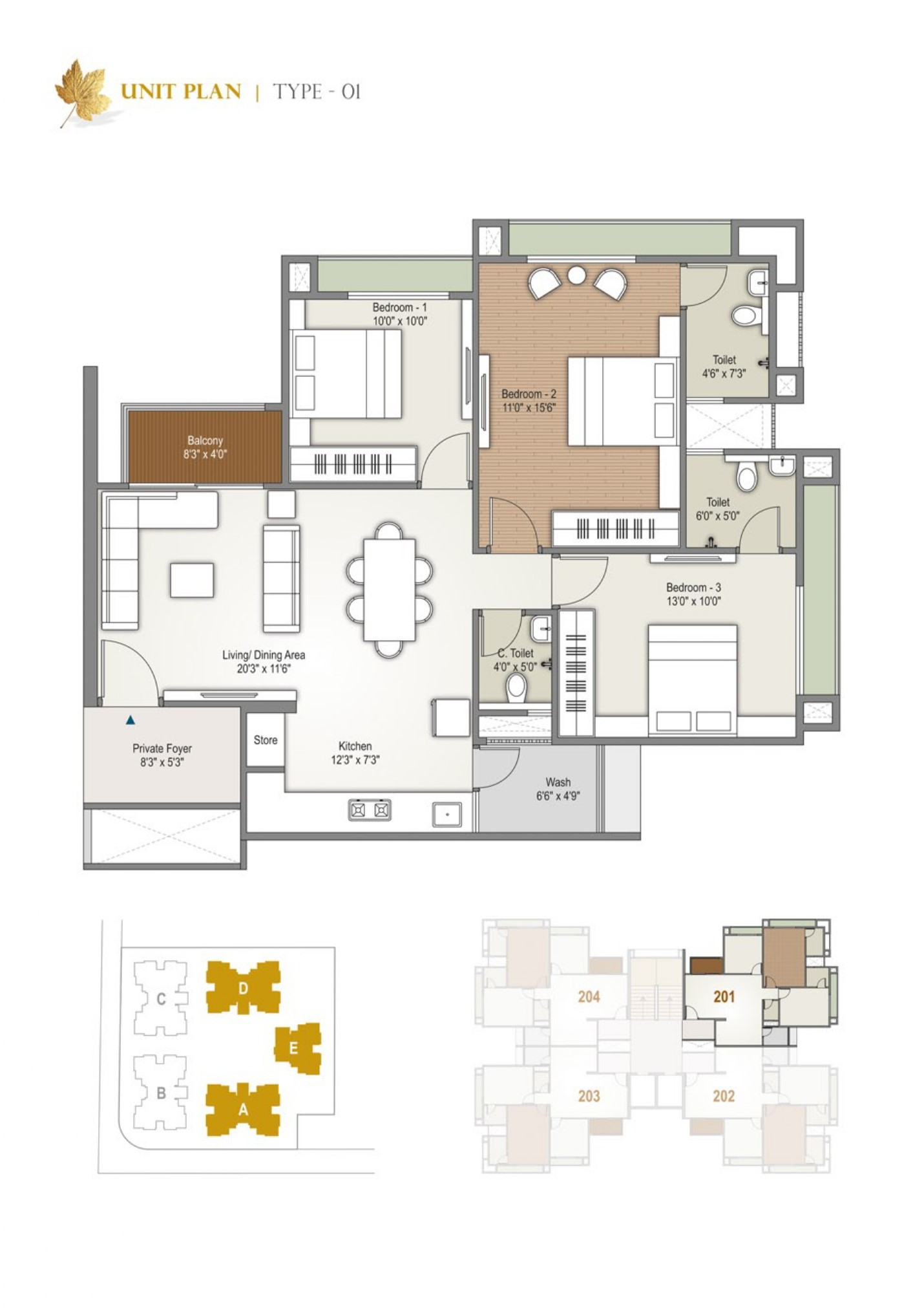 3 BHK Apartment in Bopal, Ahmedabad — photo 10