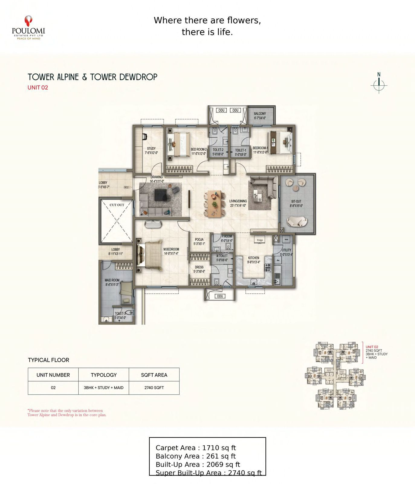 3 BHK Apartment in Thanisandra, Bengaluru — photo 3