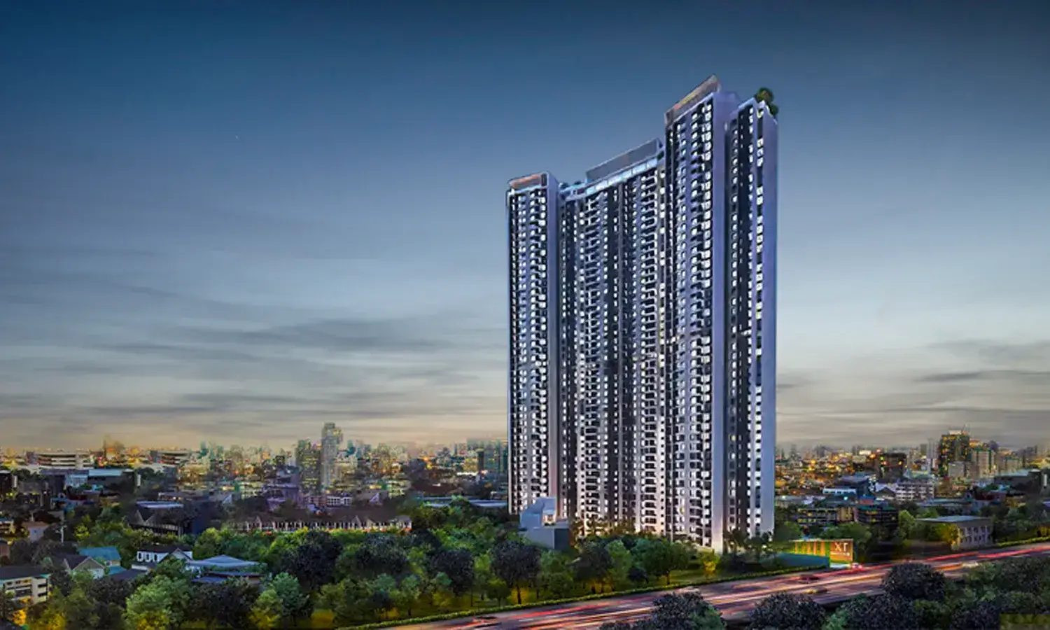 2 BHK Apartment for sale in Majiwada, Thane