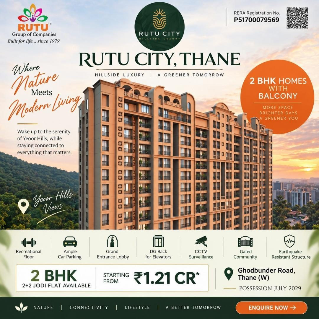 2 BHK Apartment in Thane West, Mumbai — hero photo