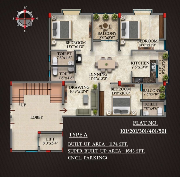 3 BHK Apartment in Jagamara, Bhubaneswar — photo 4