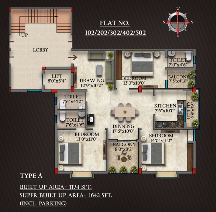 3 BHK Apartment in Jagamara, Bhubaneswar — photo 7
