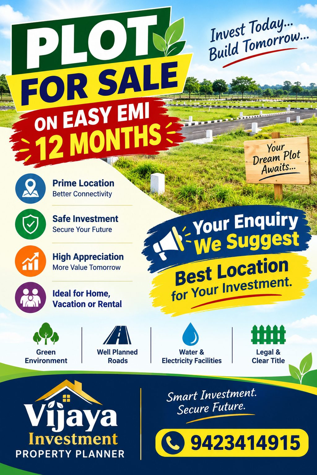 Residential plot in Amravati, Amravati Division — hero photo