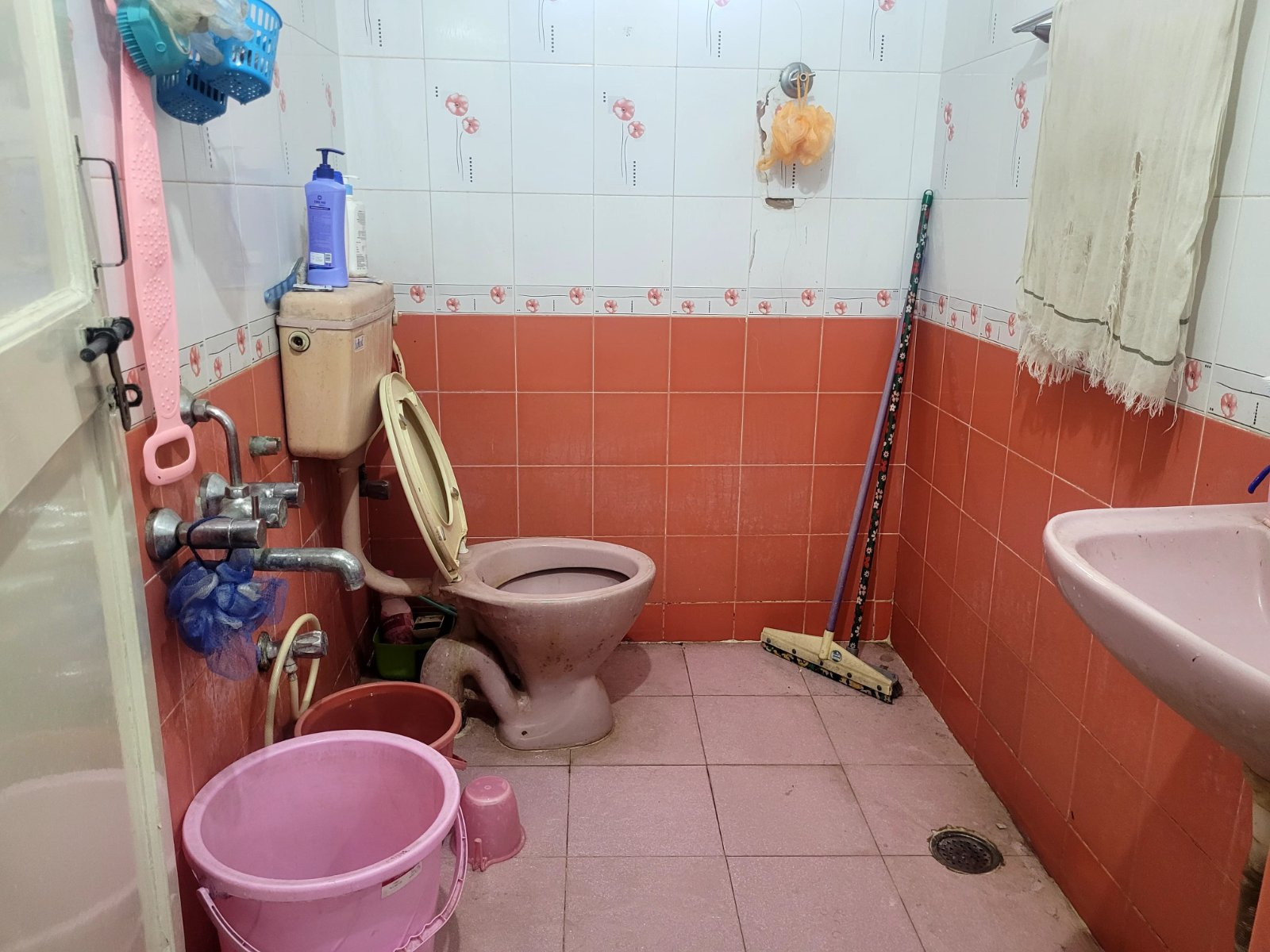 Common Toilet with Geyser