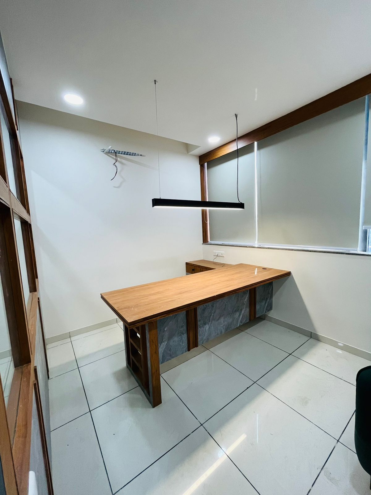 Furnished Office for Rent in World Trade Tower, Makarba | 737 Sq.Ft + 427 Sq.Ft Terrace | 1 Cabin | 9 Workstations | Ahmedabad