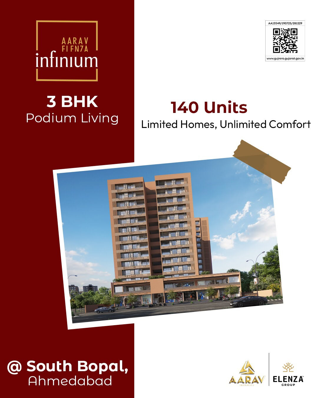 3 BHK Apartment in South Bopal, Ahmedabad — photo 3