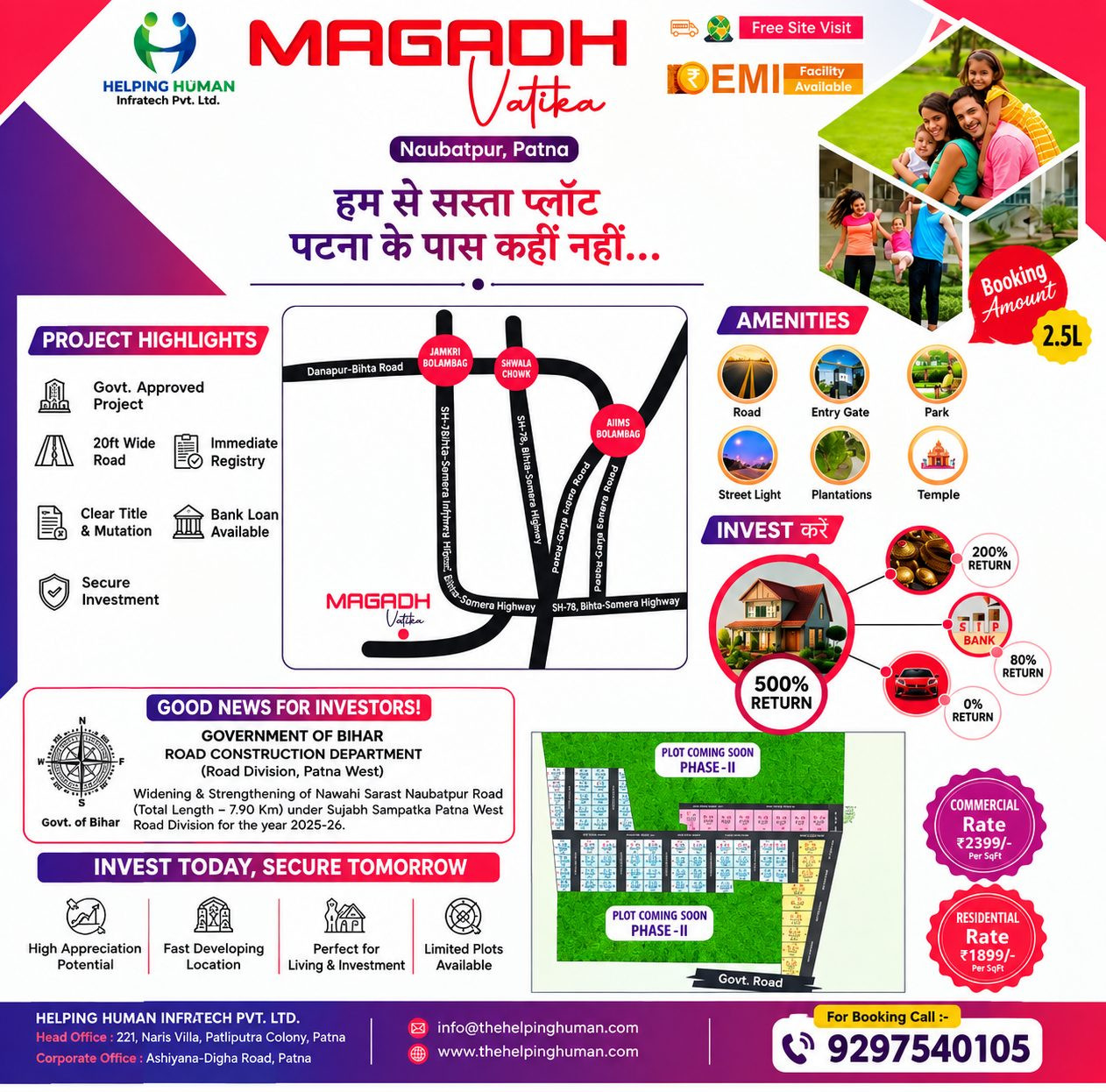 Commercial plot in Naubatpur — hero photo