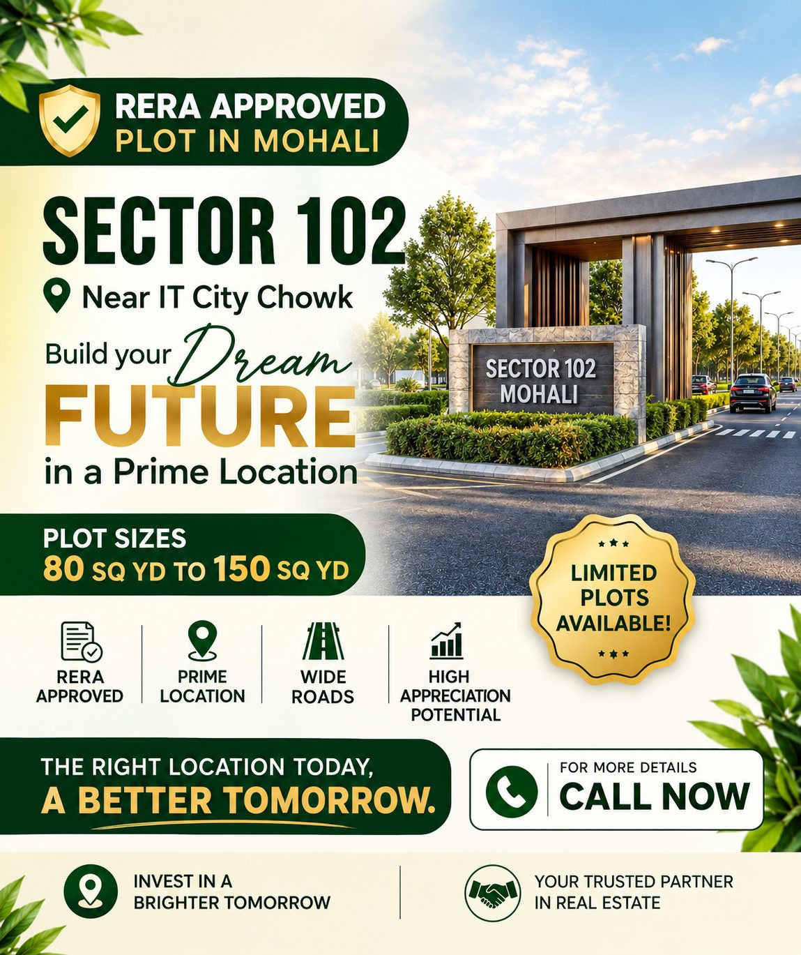 Residential plot in Sahibzada Ajit Singh Nagar, Mohali — hero photo