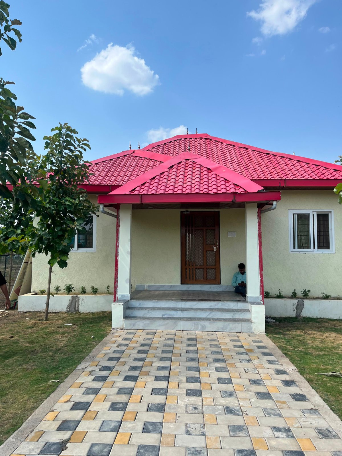 Front View of the Cottage