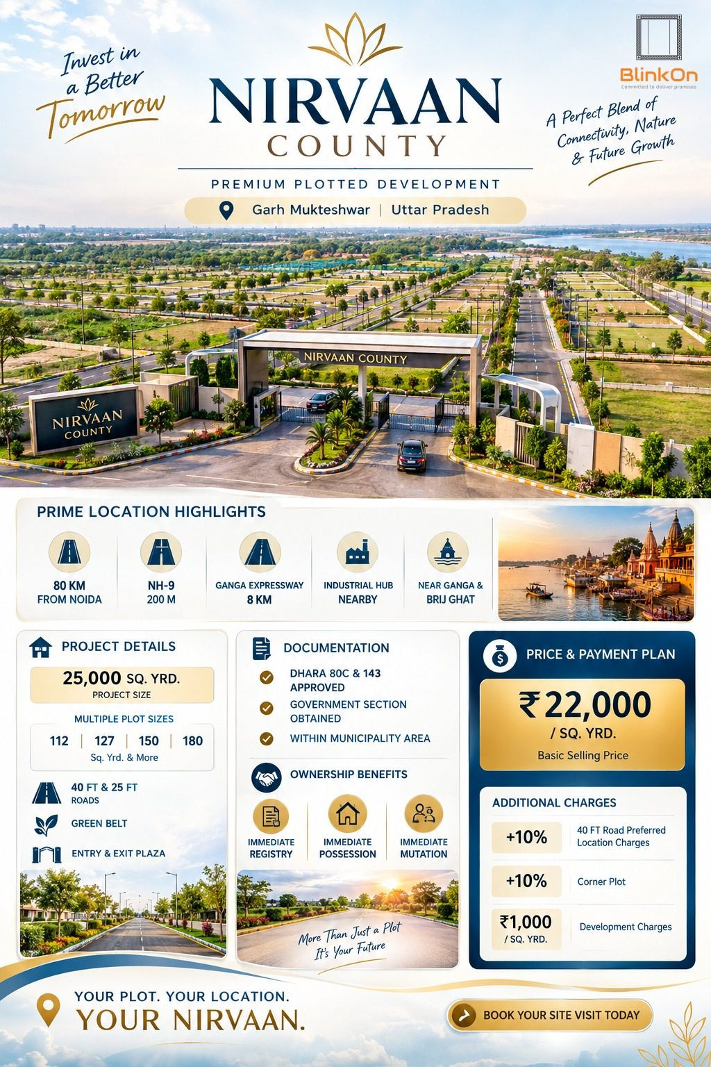 Mixed-use plot for sale in Garh Mukteshwar