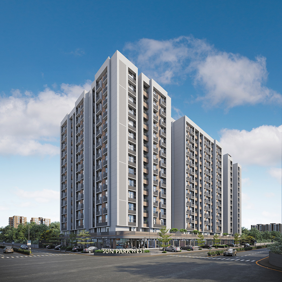 Sun Parkwest — 3 BHK in Ahmedabad
