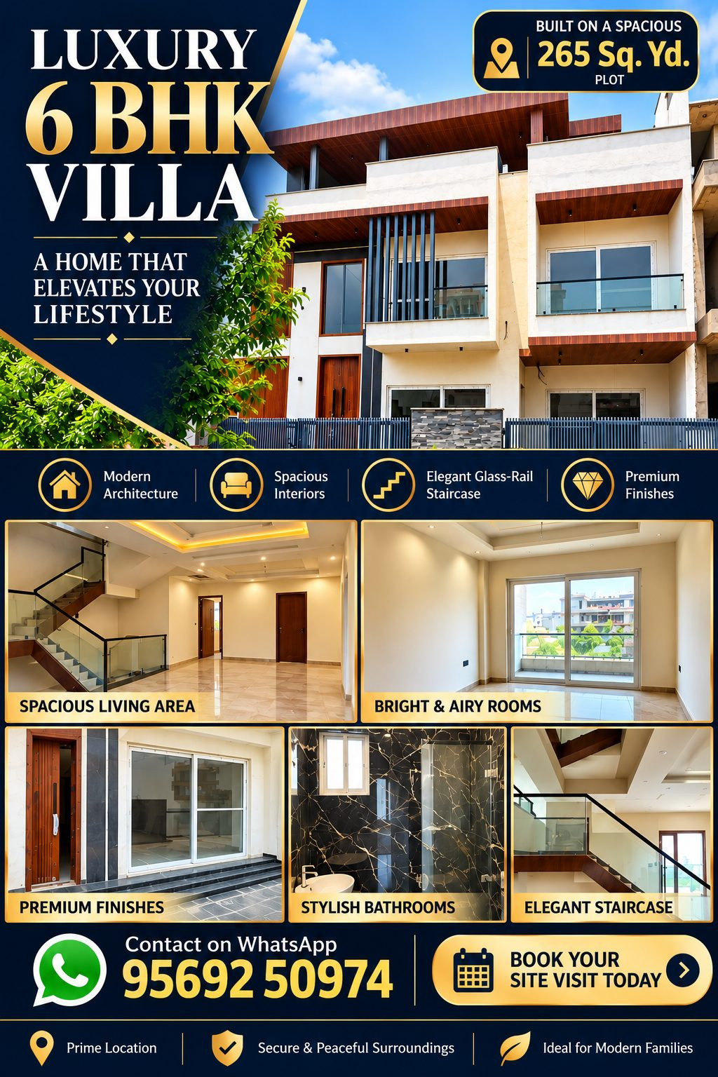 5+ BHK Villa for sale in New Chandigarh, Chandigarh