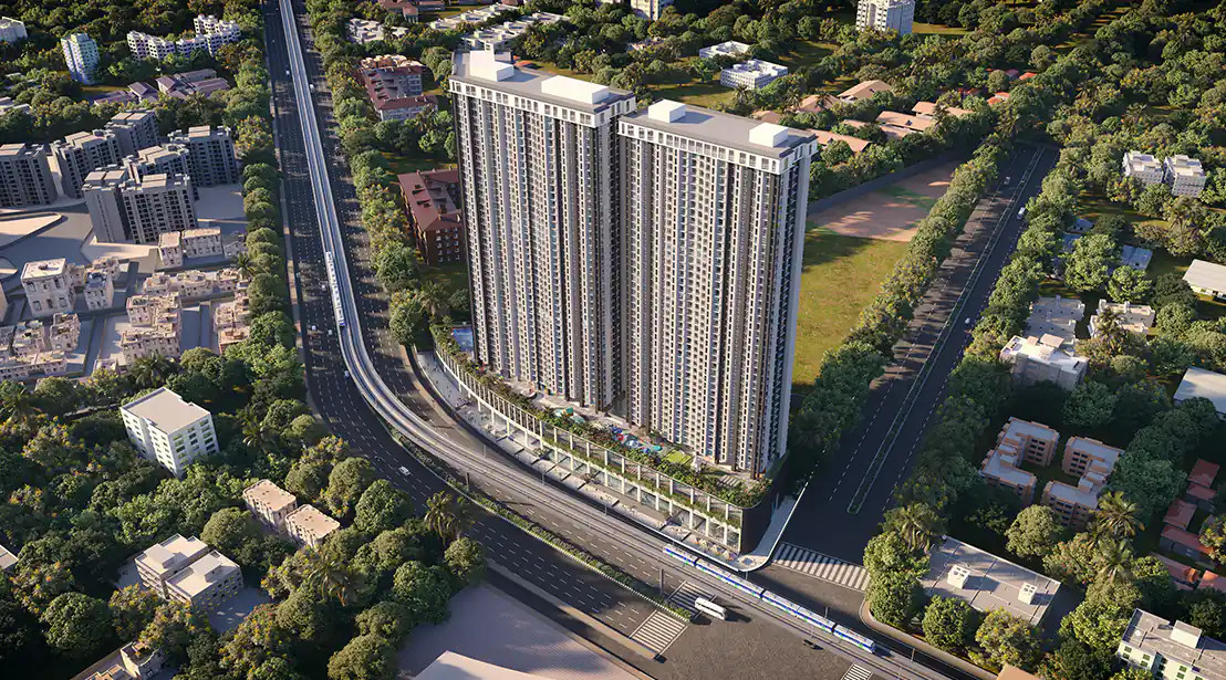 1 BHK Apartment for sale in Ghodbunder Road, Thane