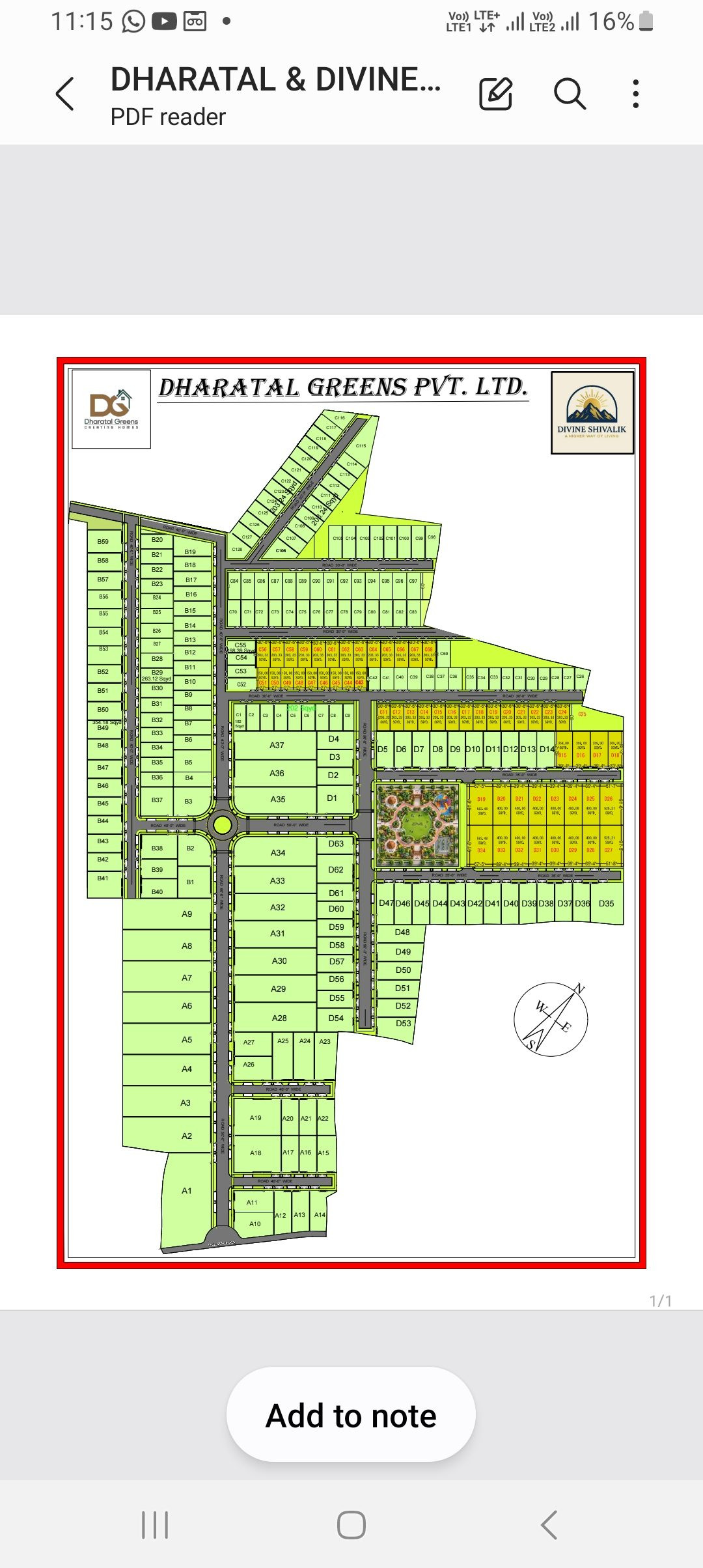 Residential plot in Biharigarh — hero photo