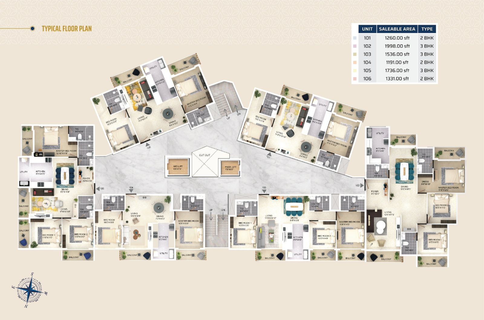 2 BHK Apartment in Bejai, Mangaluru — photo 9