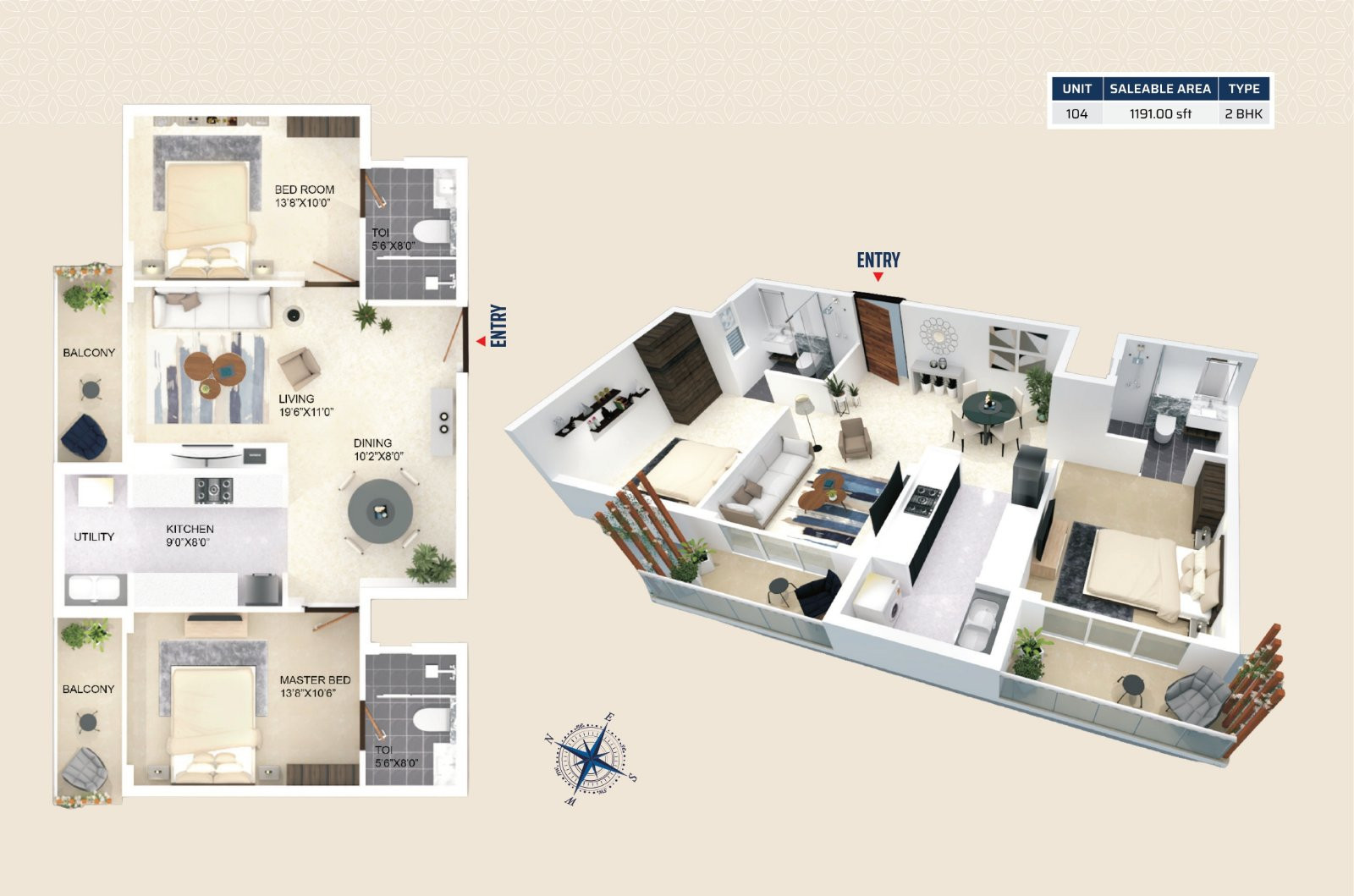 2 BHK Apartment in Bejai, Mangaluru — photo 4