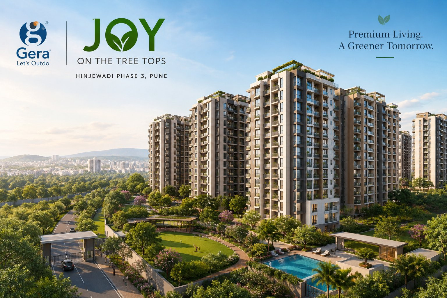 Gera joy on the tree tops — 3 BHK in Hinjewadi Phase 3