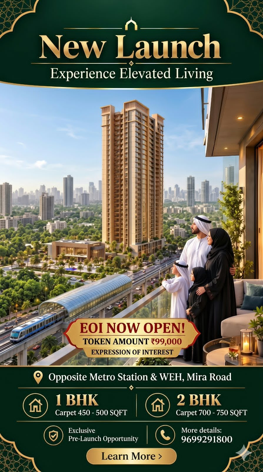 1 BHK Apartment for sale in Mira Road East, Mumbai