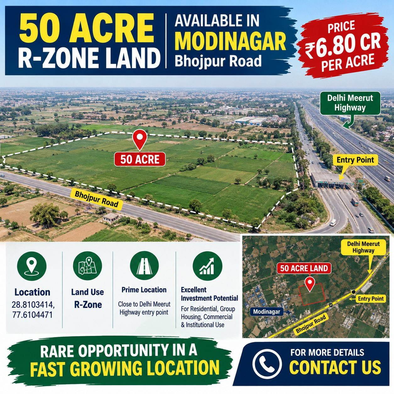 Farm land in Modinagar, Ghaziabad — hero photo
