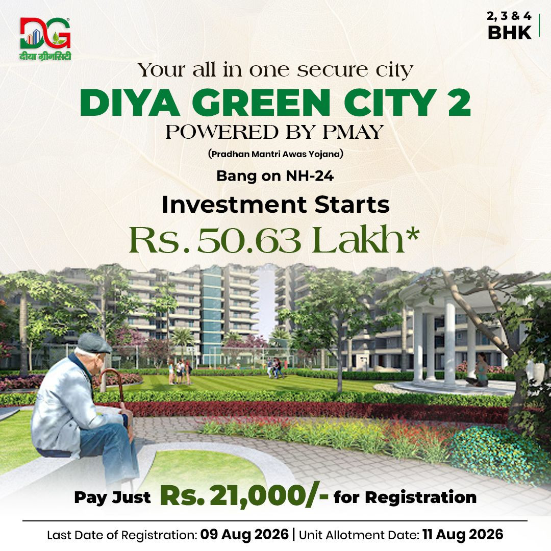 Diya Green Nh 24 — 3 & 4 BHK in Nh 24 Highway Hapur Pilkhua