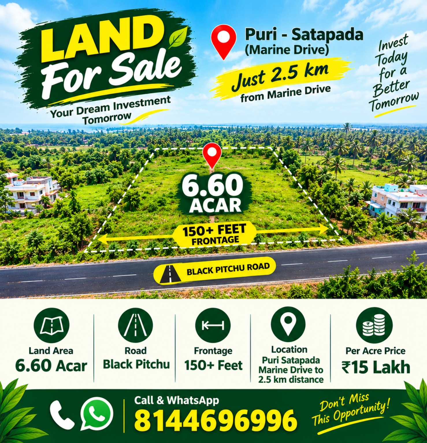 Mixed-use plot in Brahmagiri, Udupi — hero photo