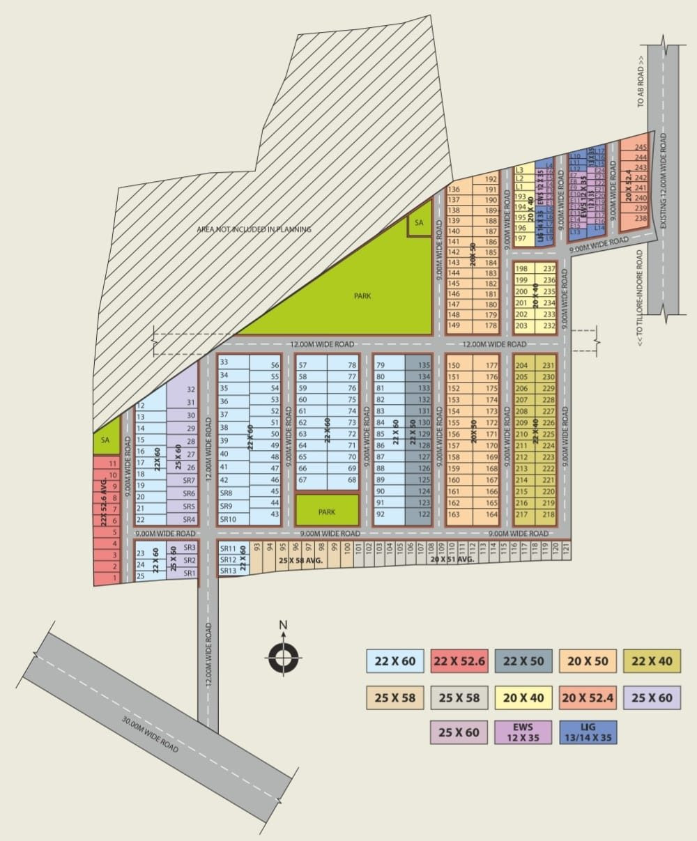 Residential plot for sale in Indore