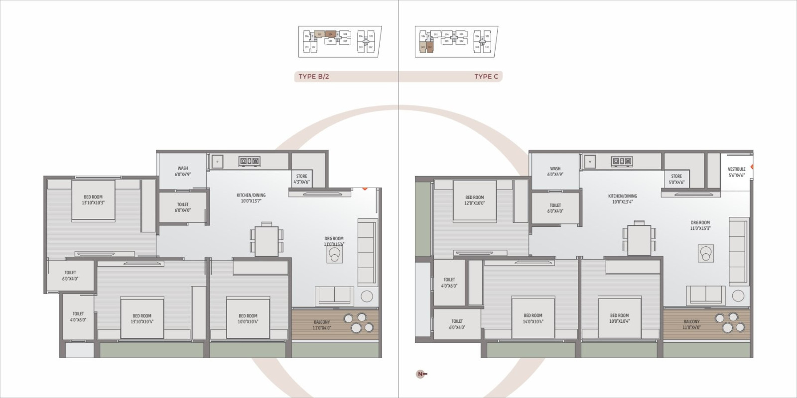 3 BHK Apartment in Zundal — photo 8