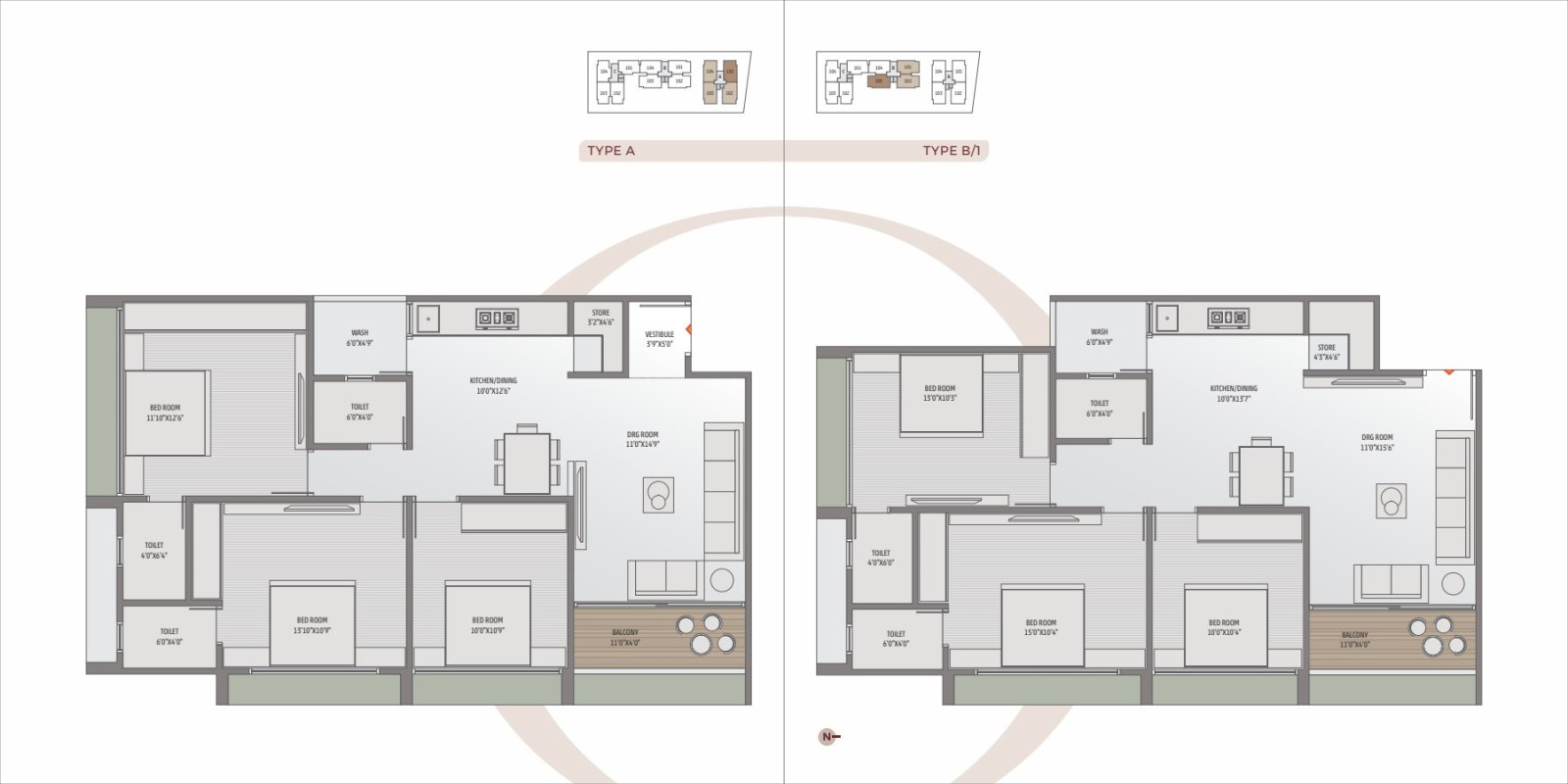 3 BHK Apartment in Zundal — photo 7