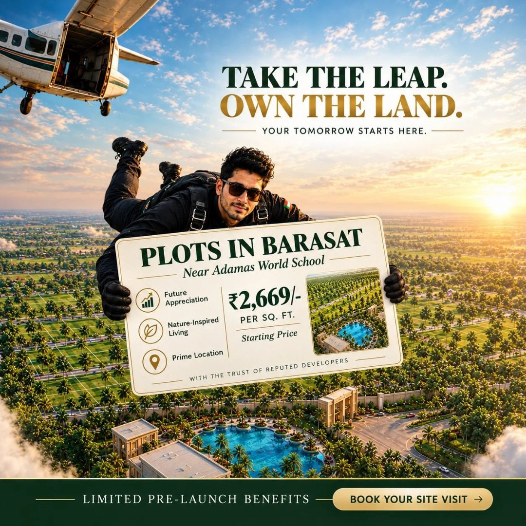 Residential plot in Barasat, Kolkata — hero photo