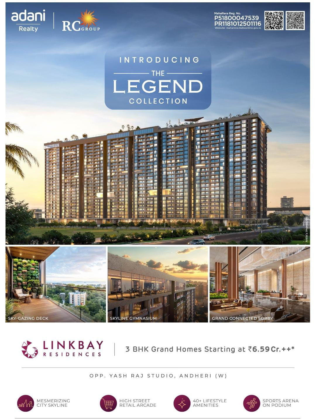Linkbay residency — 3 BHK in Andheri West