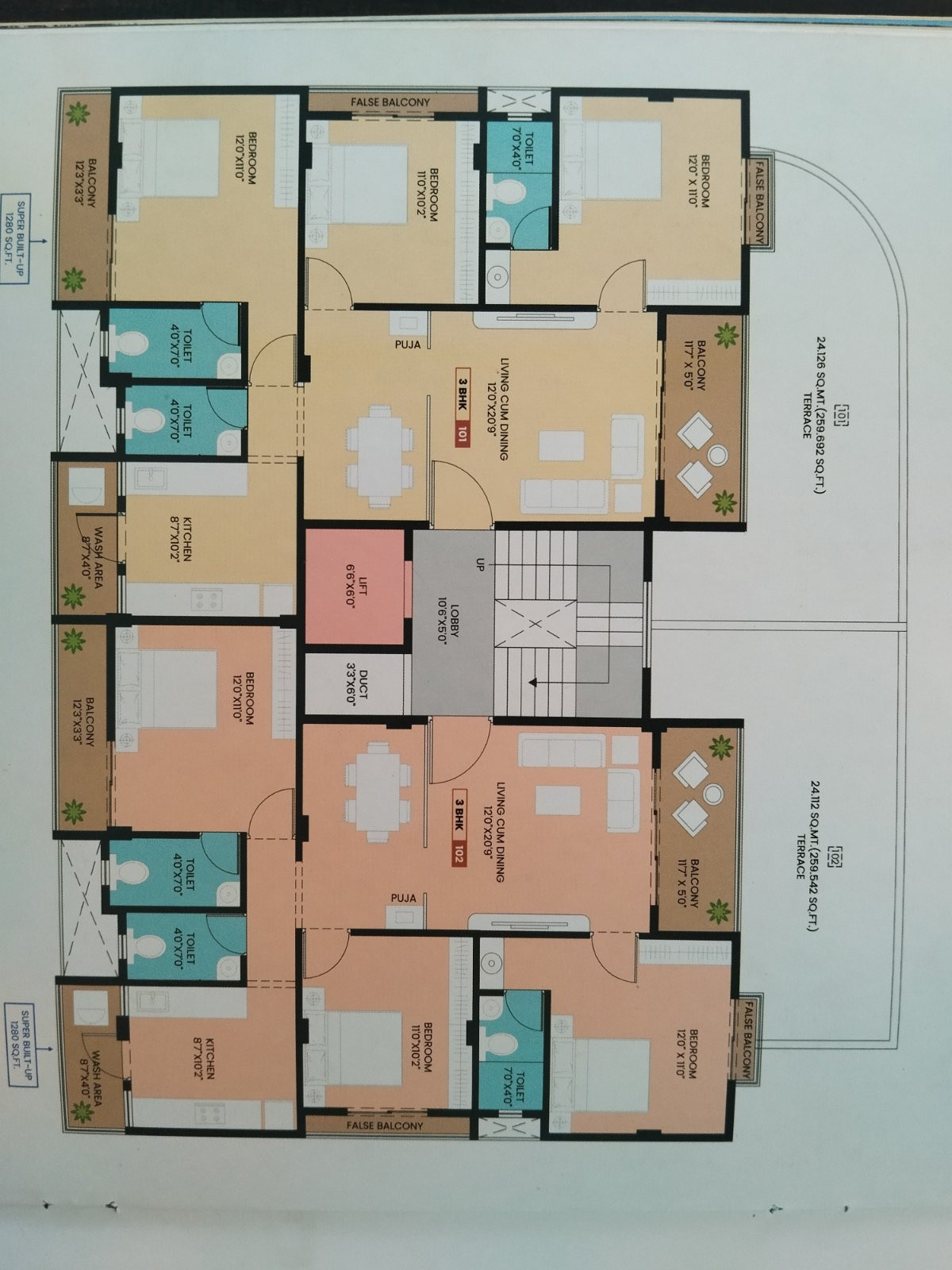 3 BHK Apartment in Nagpur — photo 3