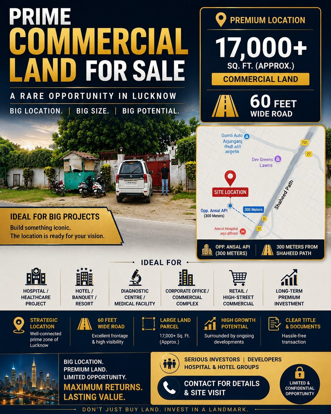 Mixed-use plot in Lucknow, Lucknow Division — hero photo