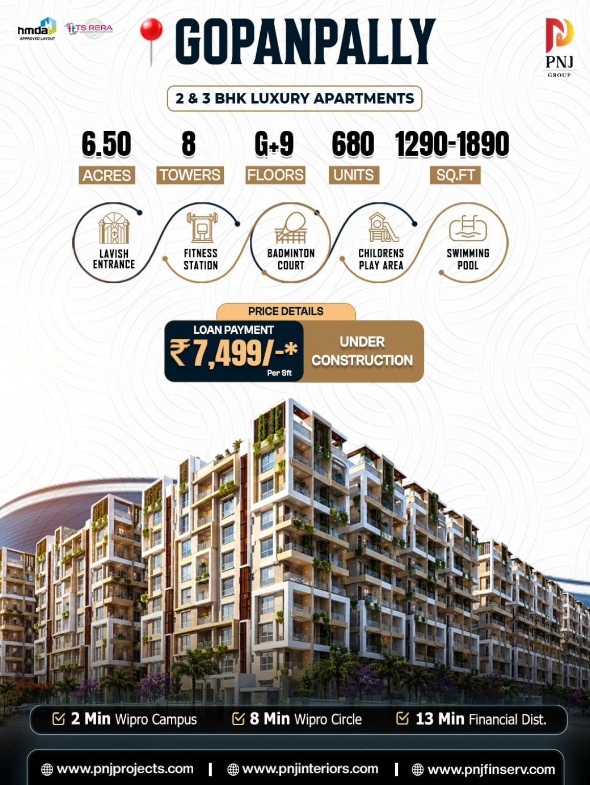 Apartment in Gopannapally, Hyderabad — hero photo