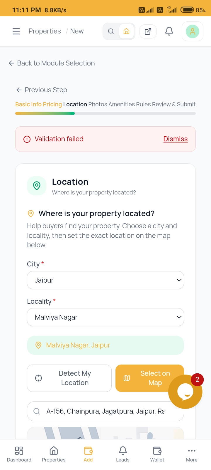 1 BHK Apartment in Malviya Nagar, Jaipur — hero photo