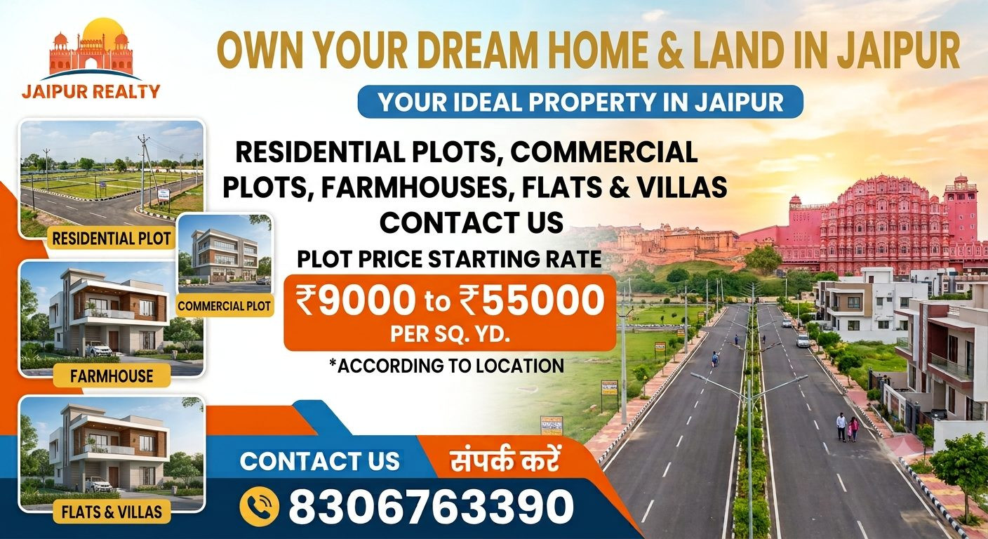 Mixed-use plot for sale in Jaipur
