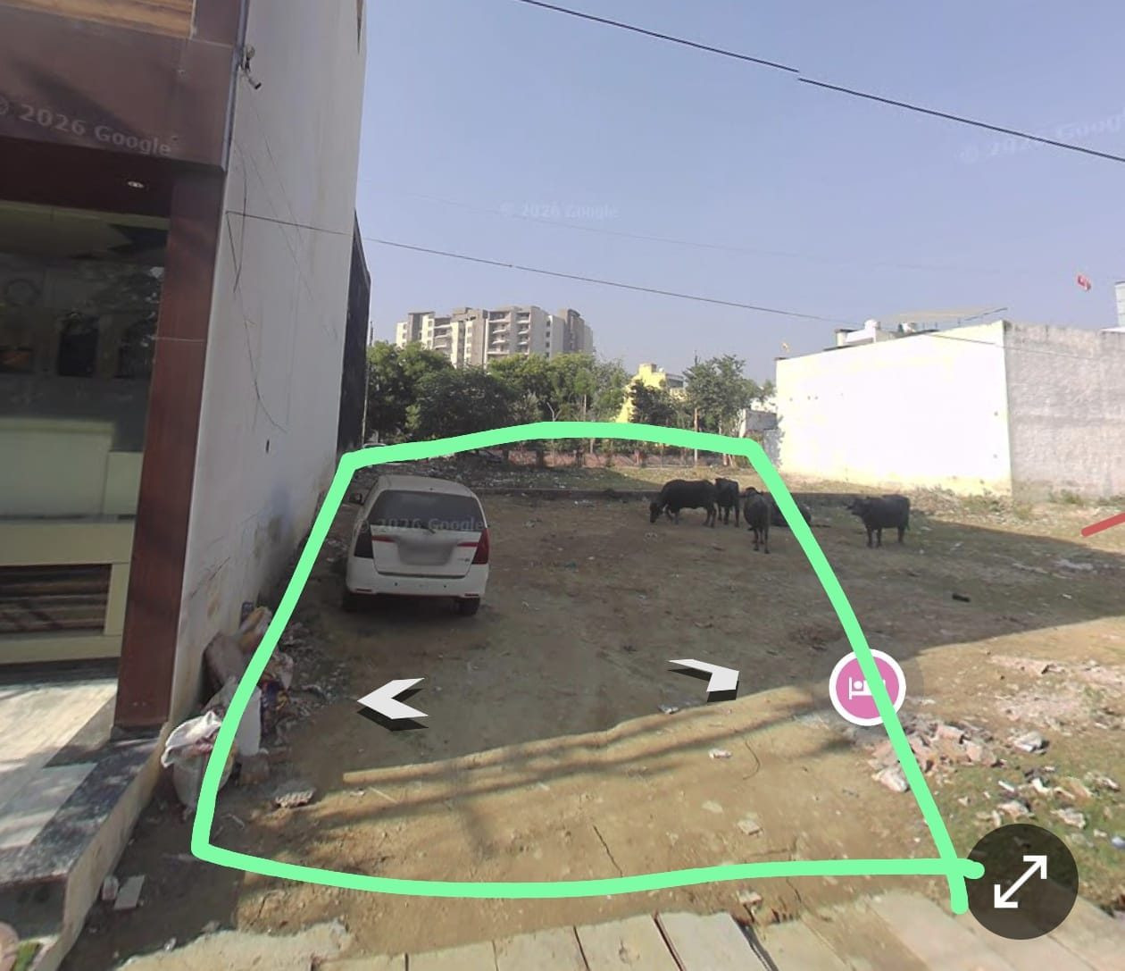 Commercial plot for sale in Tajganj, Agra