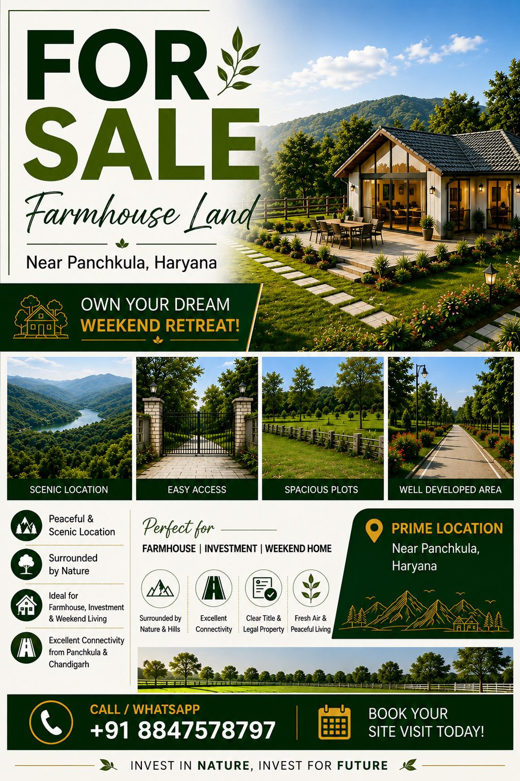 Farm house for sale in Panchkula Extension, Panchkula