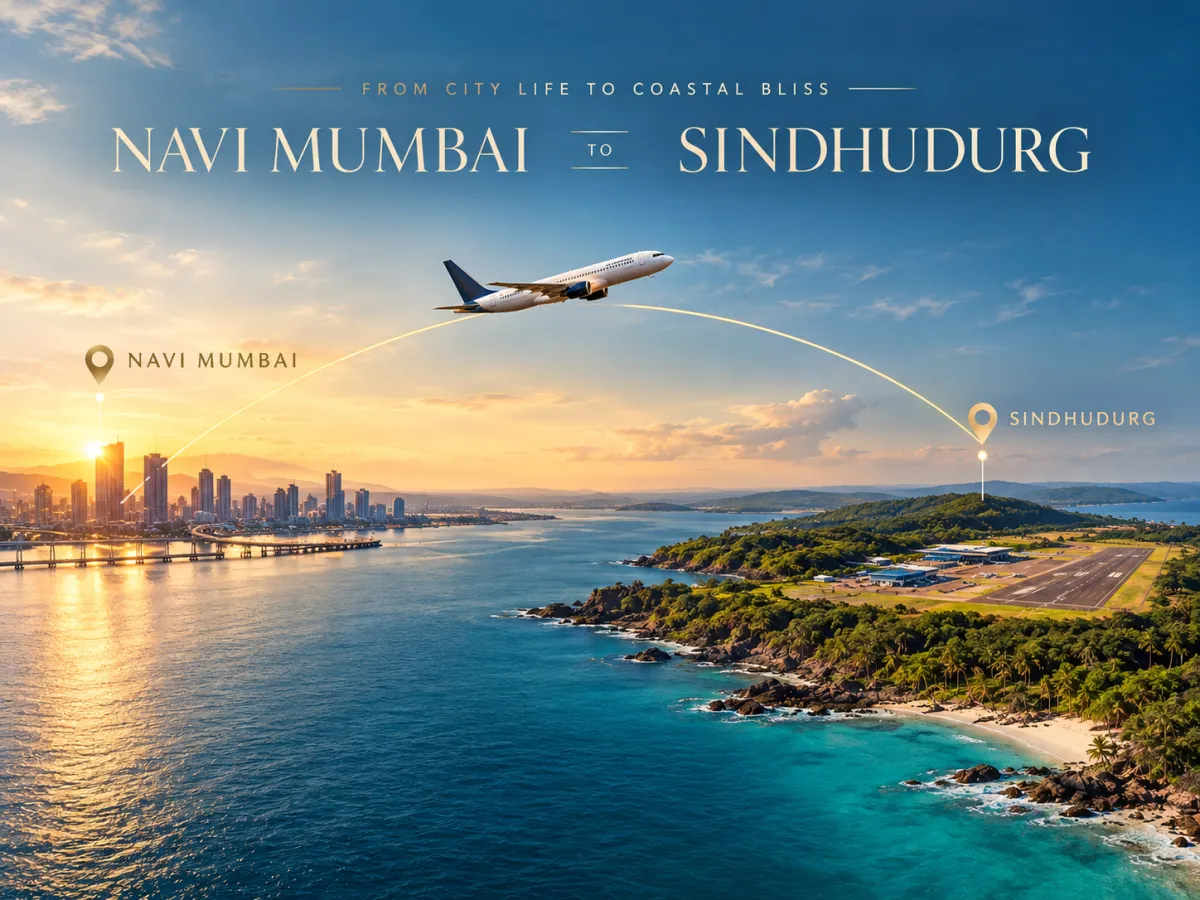 Navi Mumbai to Sindhudurg by Air: Why Konkan Land Is About to Get Expensive
