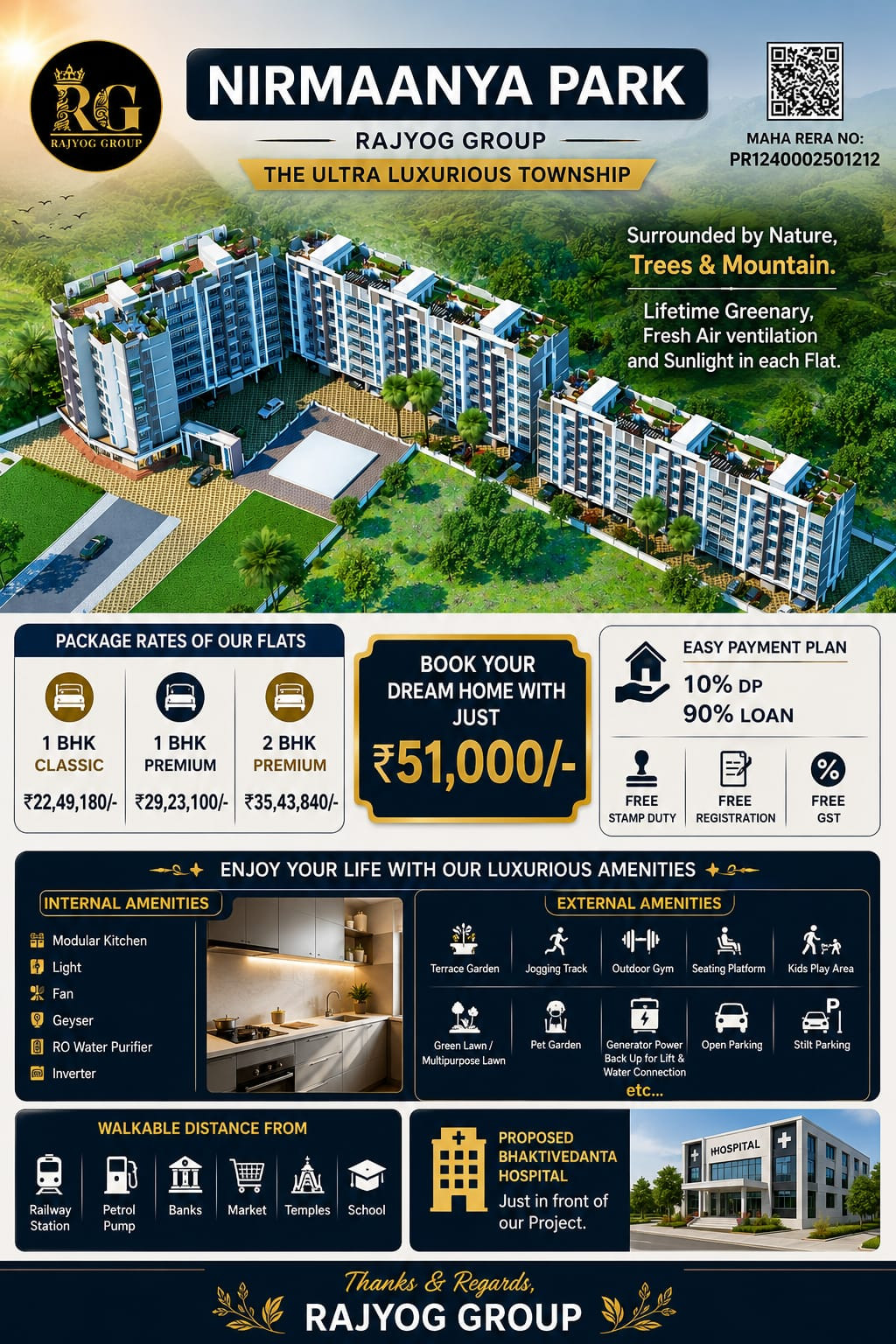 Affordable property
Under construction Projects
246 Units including 1 & 2 BHK…