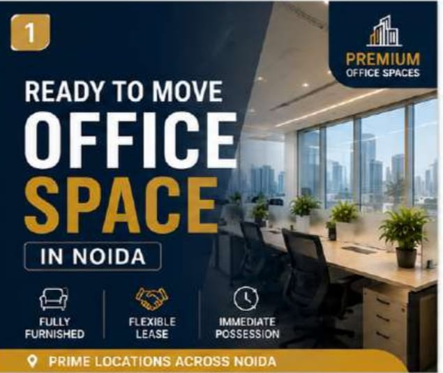 Fully furnished office available for rent in noida sector 62
