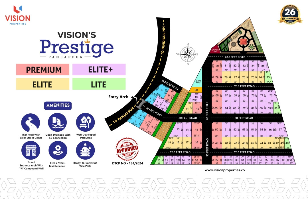 Vision's Prestiage located in prime location near by Panjappur Bus Terminal on M…