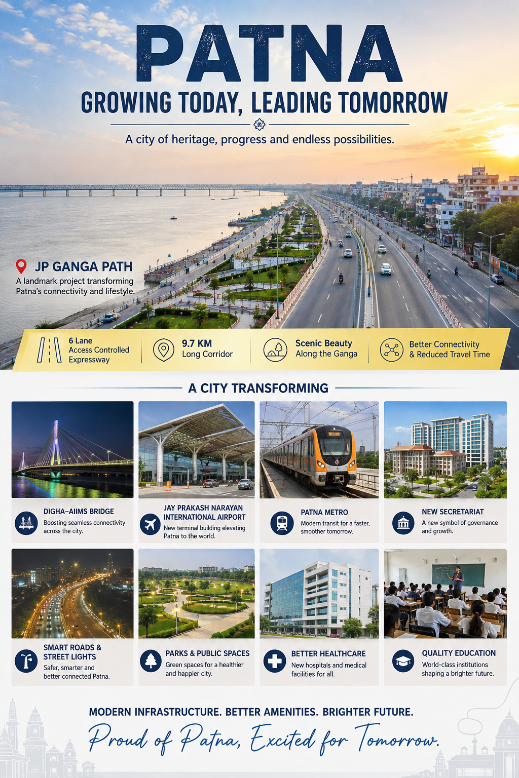 Building awareness through facts, visuals, and stories.
Covering Bihar's infras…